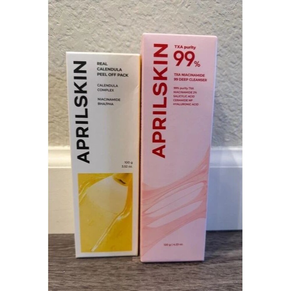 April Skin cleanser and wrapping mask Korean beauty